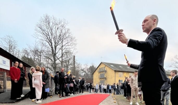 Bild från förra årets Nobelvecka på Finjasjöparkskolan.