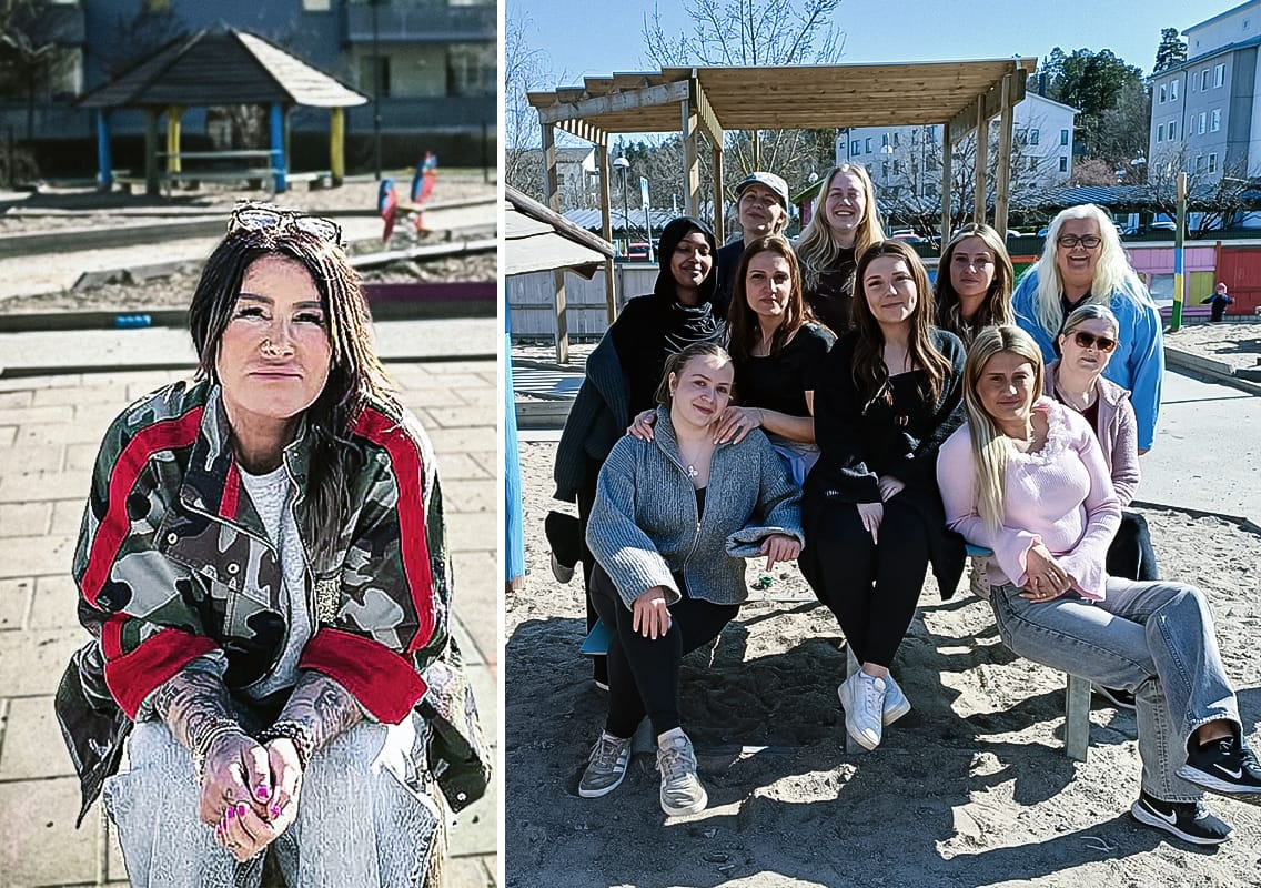 Porslinskvarterets rektor Inan Senturk och Porslinskvarterets personal.
